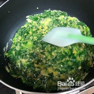 健康养生佳品菠菜鸡蛋饼的做法
