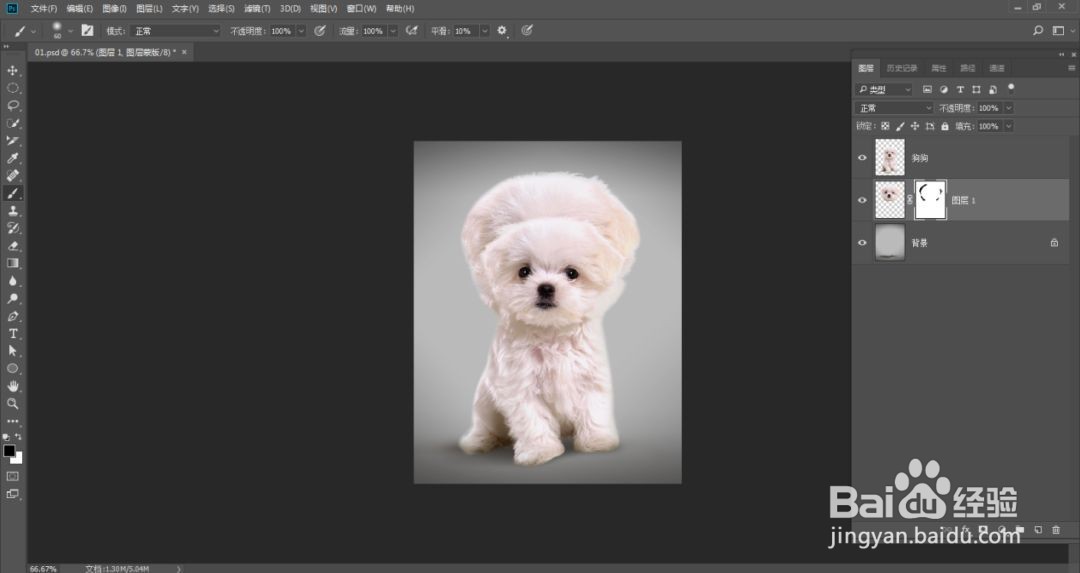 PS教你如何制作时尚汪星人