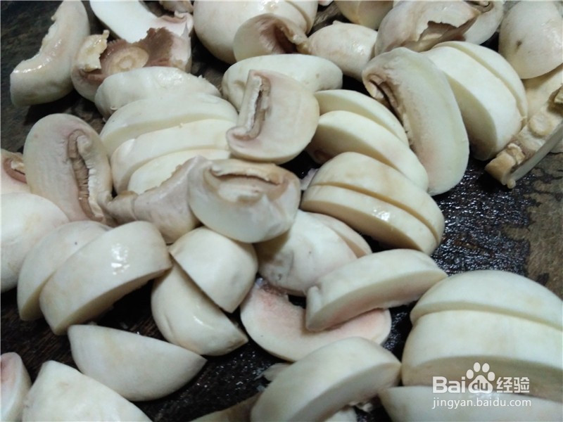 家常菜蘑菇烧肉