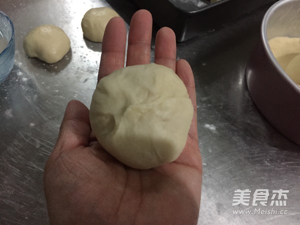 快手皇冠面包 一次发酵