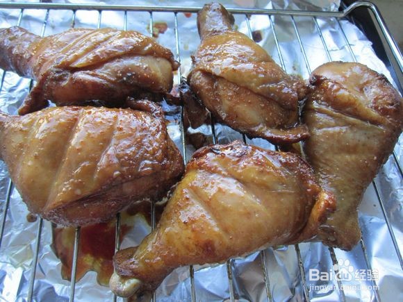 农家风味烤鸡腿