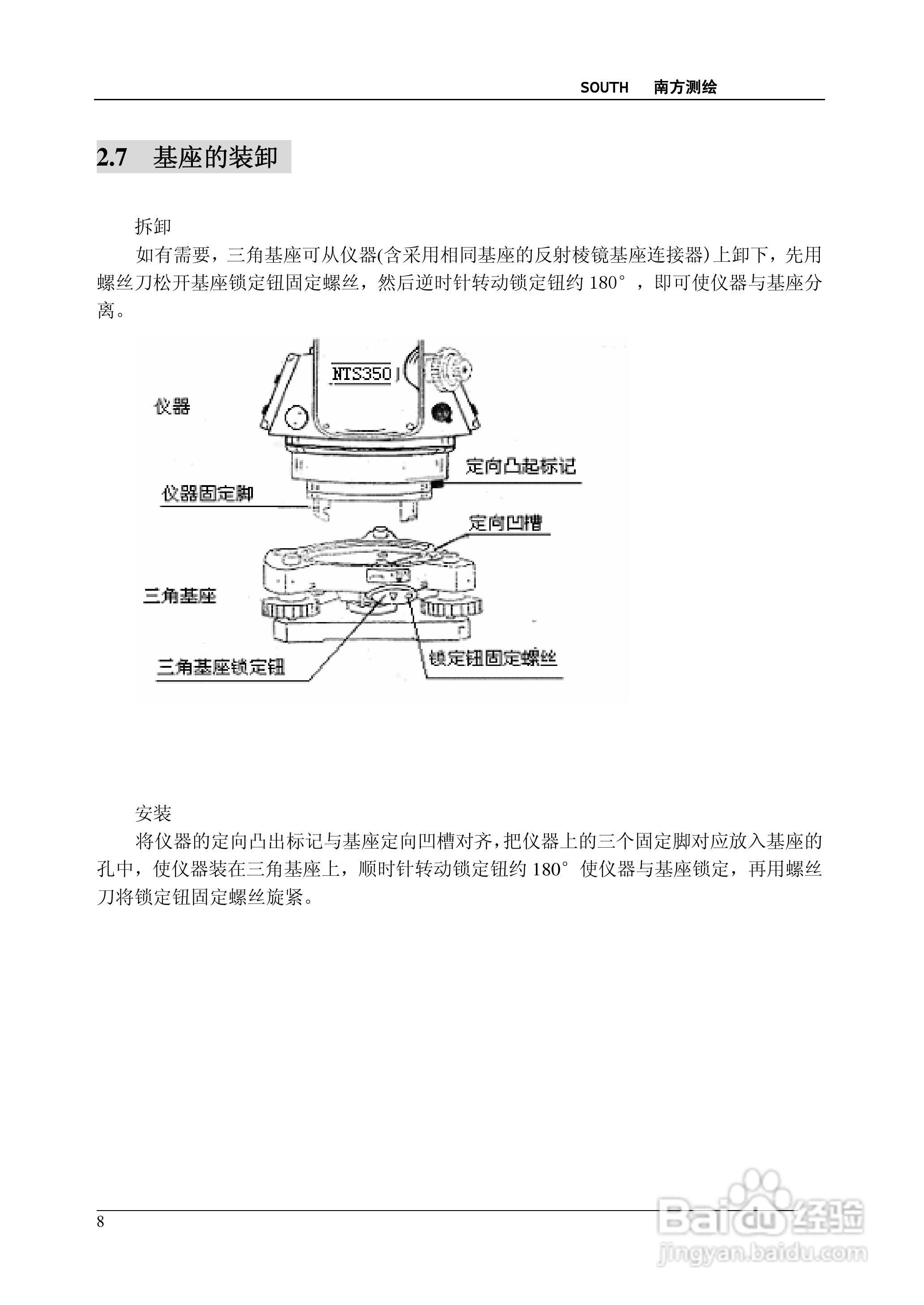 南方测绘全站仪 NTS-350说明书:[1]