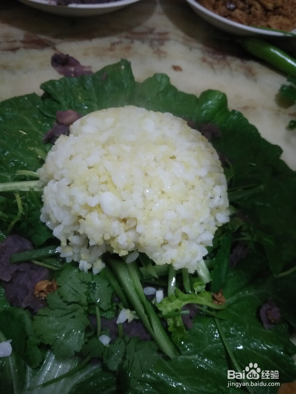 紫薯土豆泥大饭包