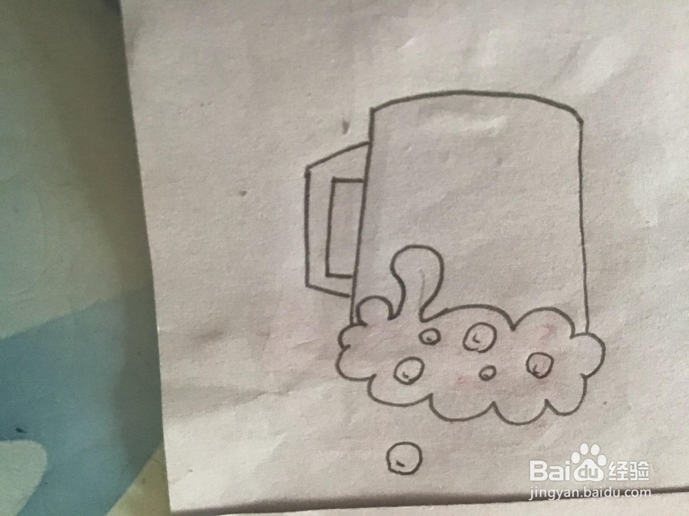 啤酒杯 简笔画 详细绘画步骤教程!