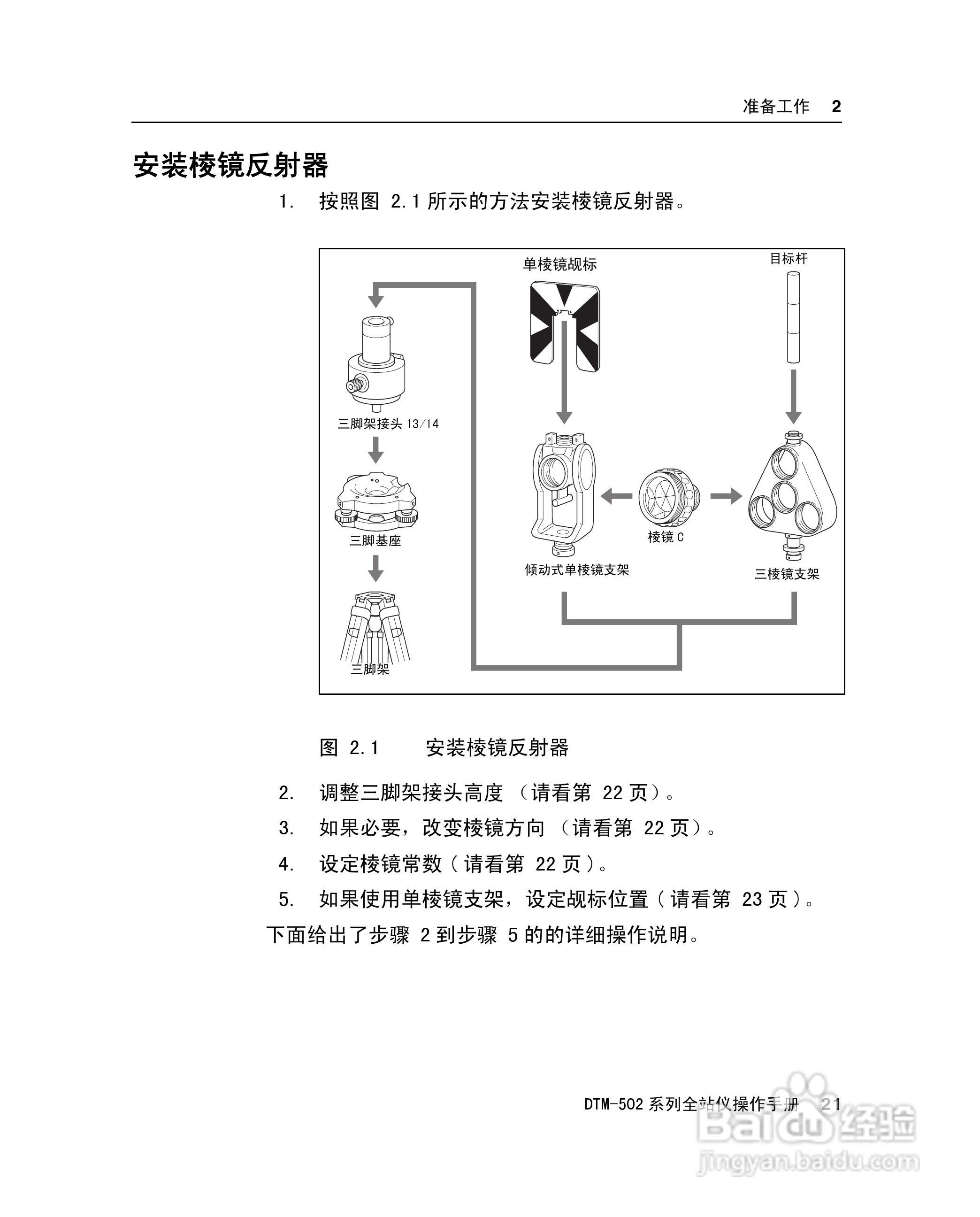 尼康DTM-502、522、532、552 系列全站儀使用手册:[4]