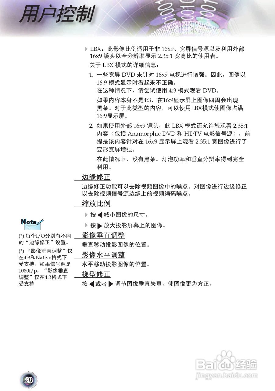 奥图码 EP1080投影机说明书:[3]