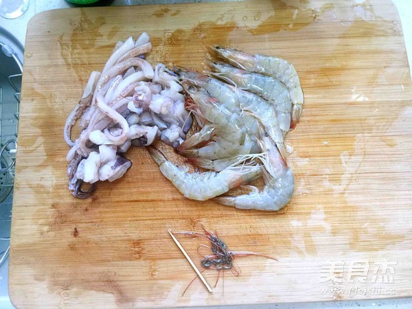 意大利肉酱海鲜面
