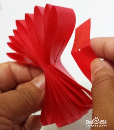 怎样做漂亮的包装花结：[10]花开富贵