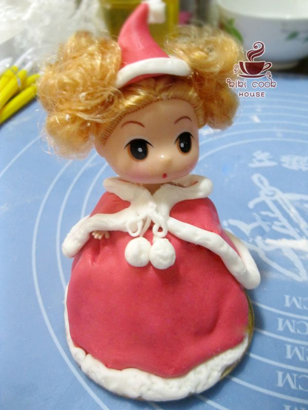 圣诞翻糖迷糊娃