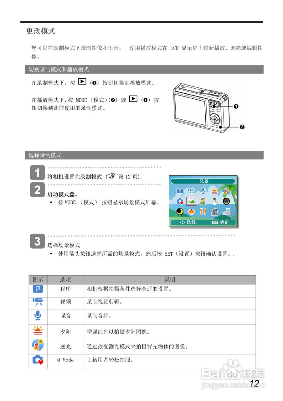爱国者 V700数码相机说明书:[2]