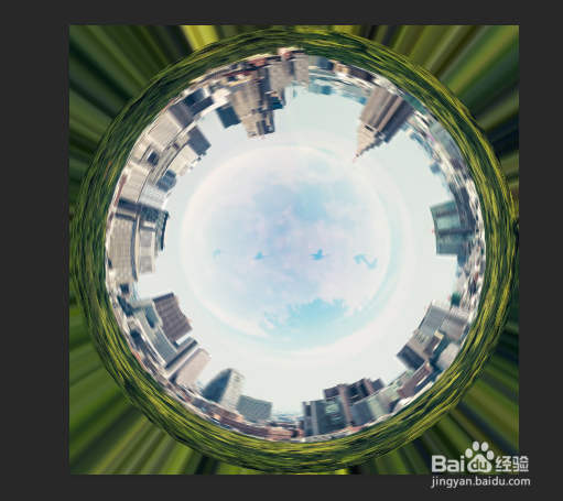 Photoshop教程——极坐标应用