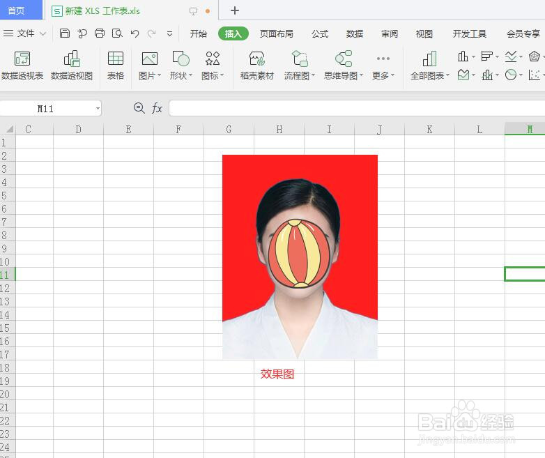 如何在WPS表格中制作个人证件照