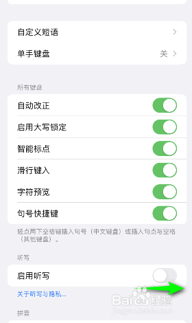 iphone听写怎么启用