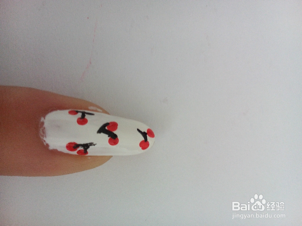 水果盛宴樱桃美甲