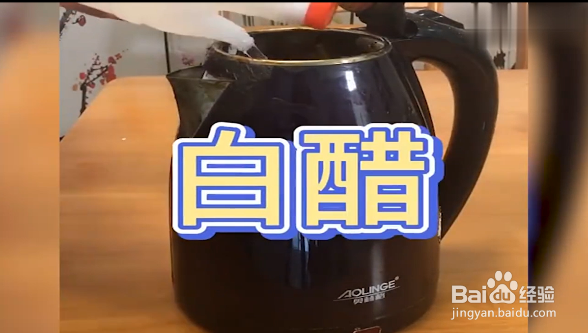 如何清洗水壶中的水垢