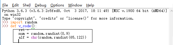python怎么使用random库生成验证码