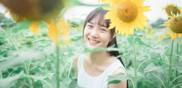 Photoshop怎么样调出向日葵中女孩日系暖色效果