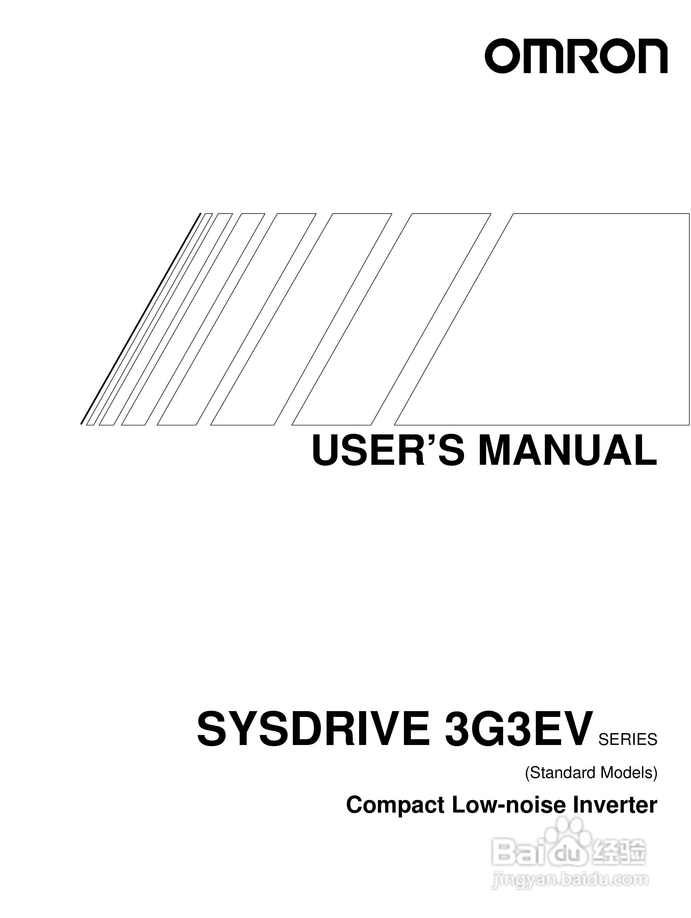 欧姆龙3G3EV-PETX3200变频器说明书:[1]