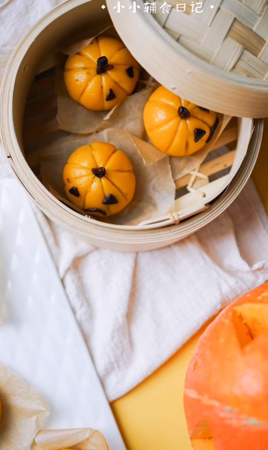 万圣节紫薯奶酪南瓜饼怎么做