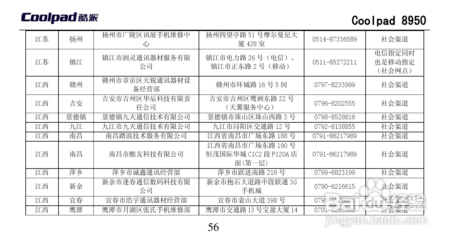 酷派 Coolpad 8950手机说明书:[7]