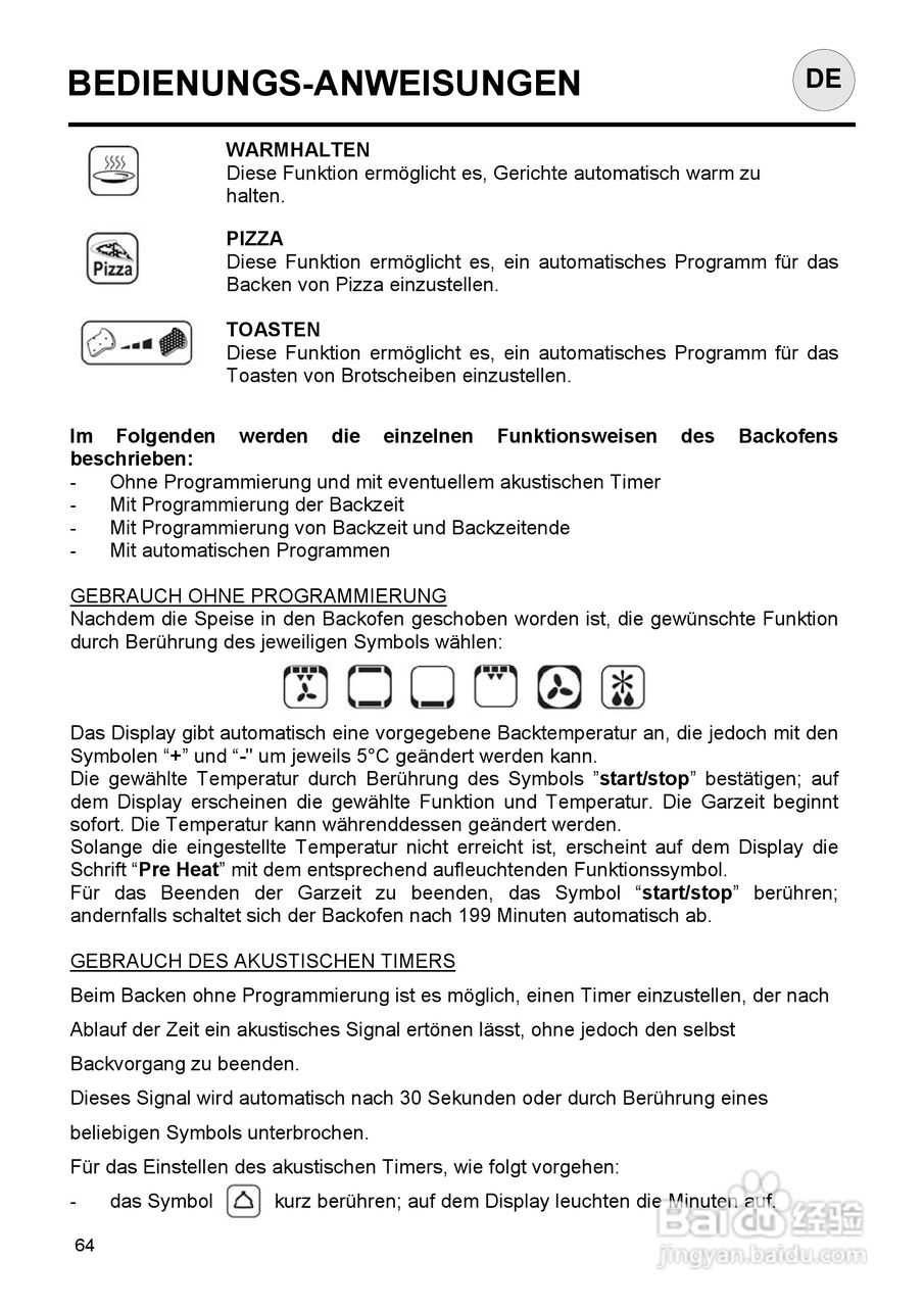 意大利Nardi FEA27D50XN型嵌入式电焗炉说明书:[7]