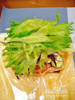 蟹肉早餐三明治