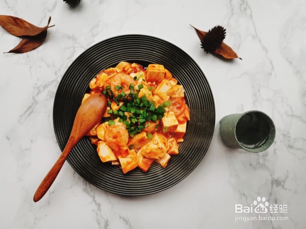 清淡虾仁豆腐