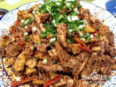 自贡口味凉拌鸡的制作方法