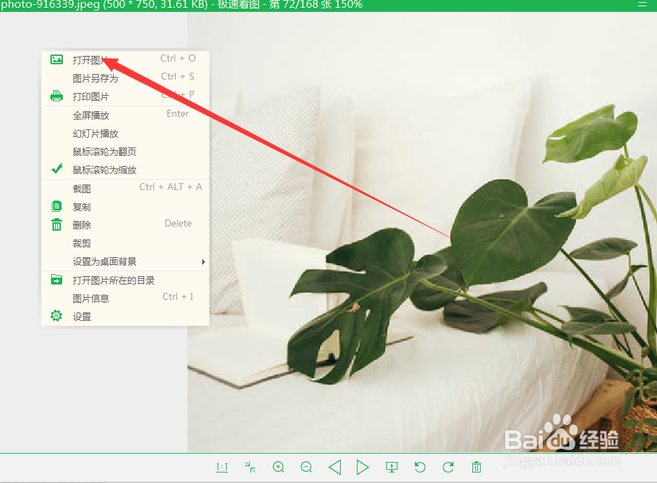 怎么设置极速看图的升级方式？