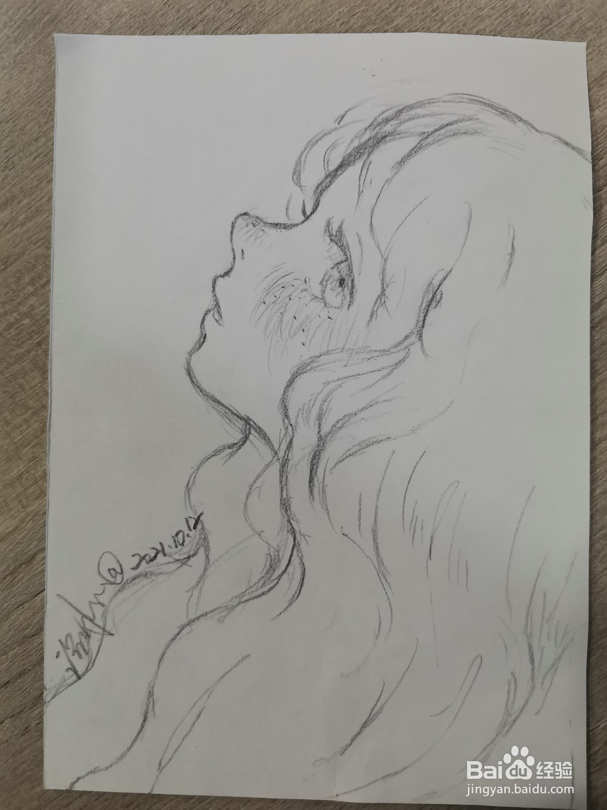 动漫人物正侧面头像画法教程