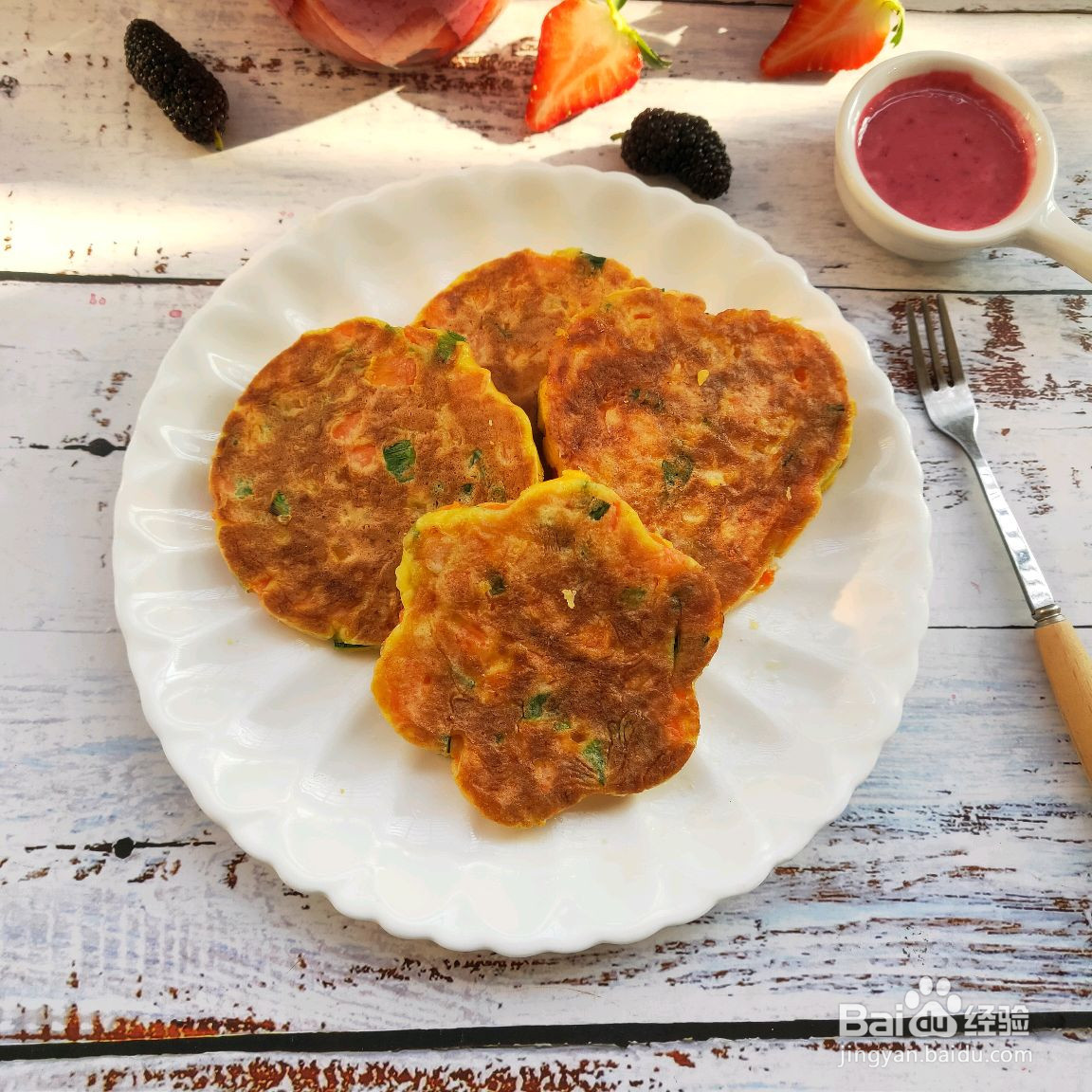 胡萝卜蛋饼的做法