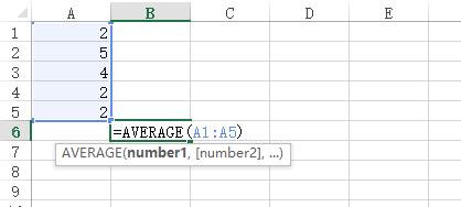 excel常用函数average取平均值函数使用方法