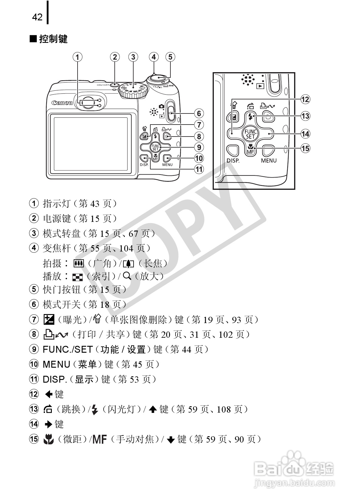 佳能PowerSｈot A590 IS数码相机使用说明书:[5]