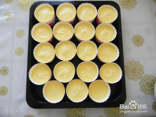 芝麻小蛋糕的制作方法