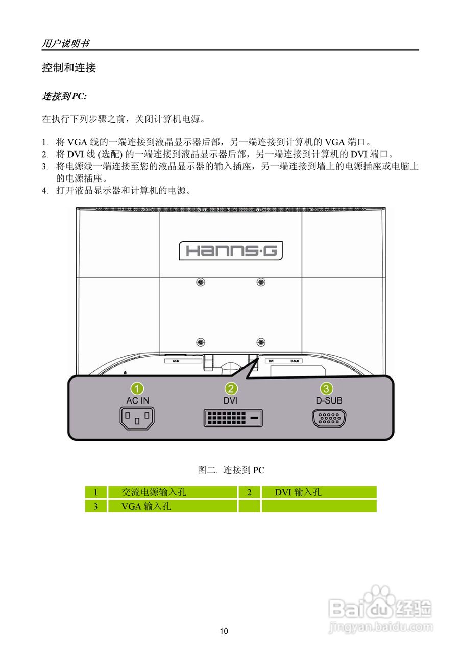 瀚视奇HL227DBB液晶显示器使用说明书:[1]