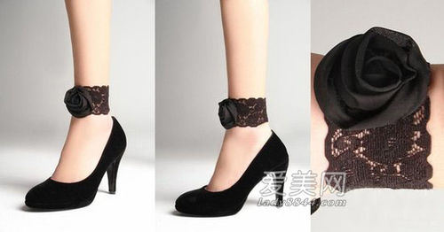 怎样DIY别致脚饰让一双素面高跟鞋变“N”双？