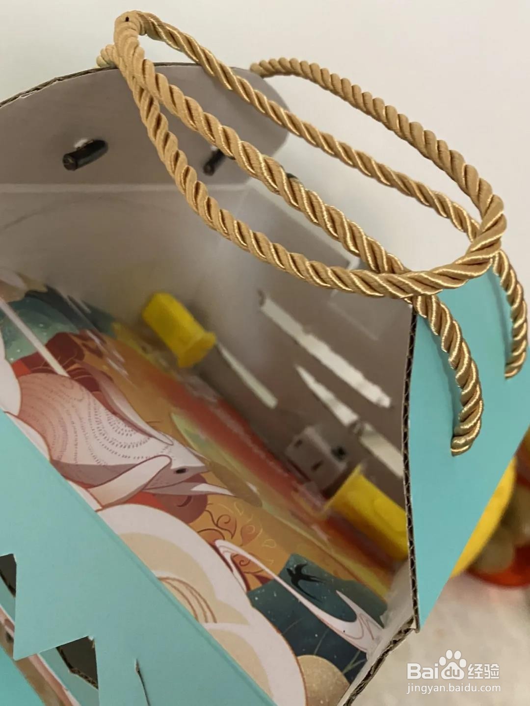 手工月饼盒灯笼的做法