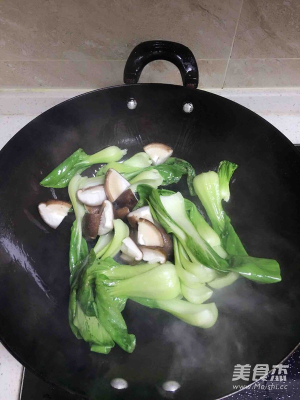 香菇青菜的做法