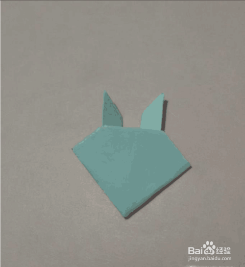 一学就会的简单折纸之可爱的小兔子教程