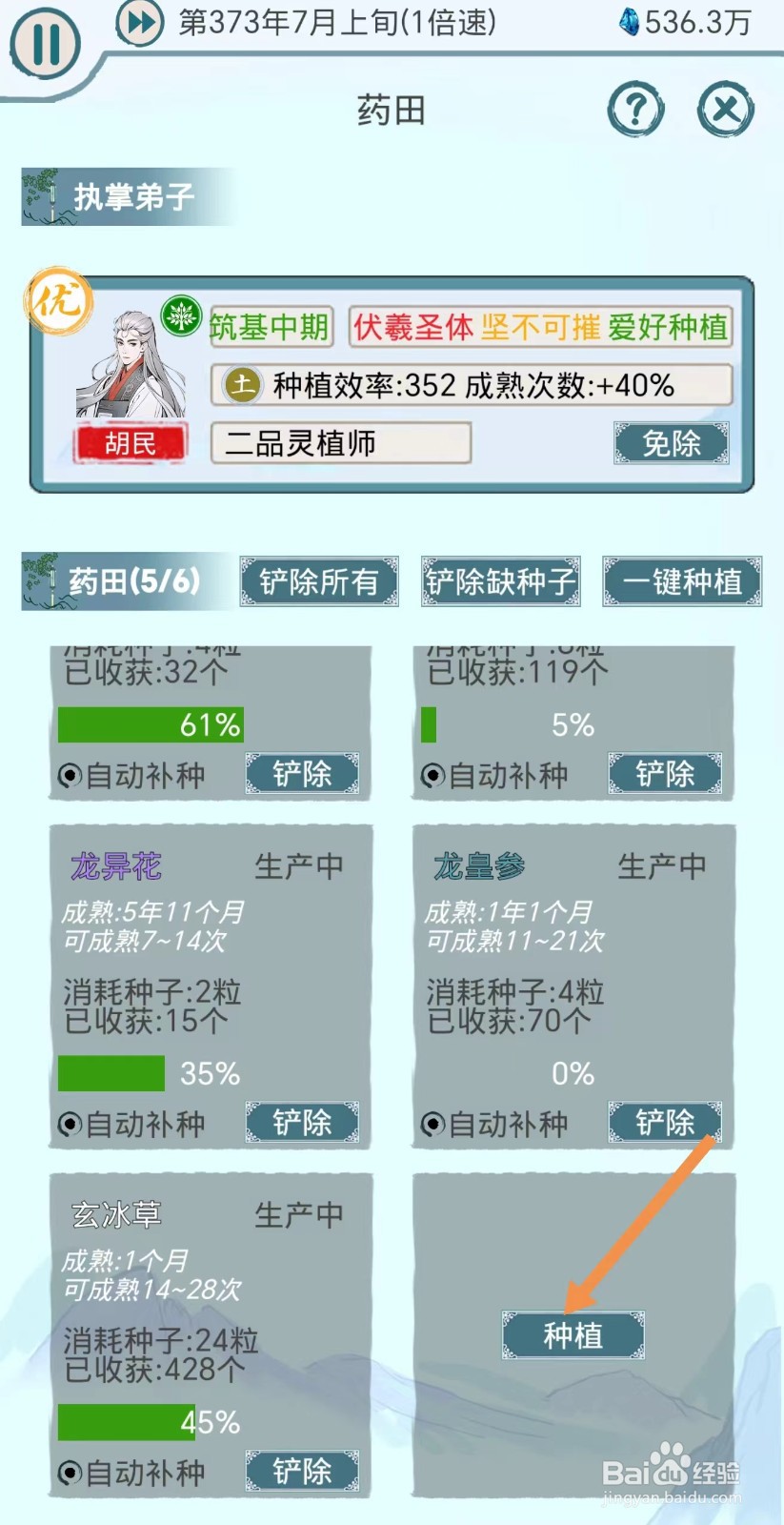 上古宗门怎么种植霞光藤