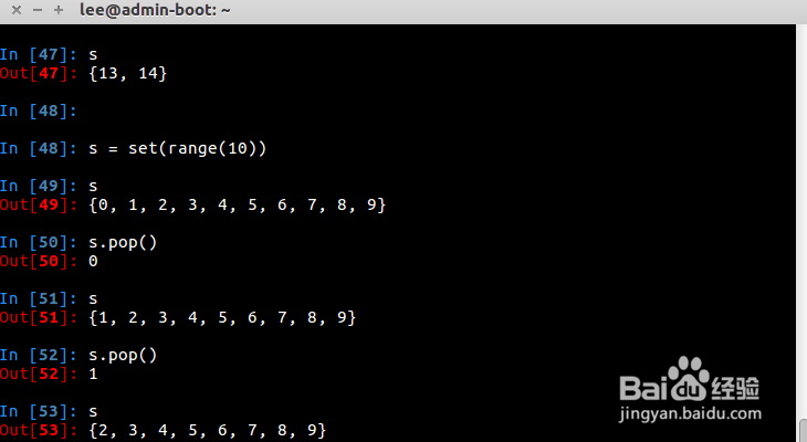Python库详解之Sets库