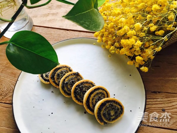 黑芝蔴年轮饼干