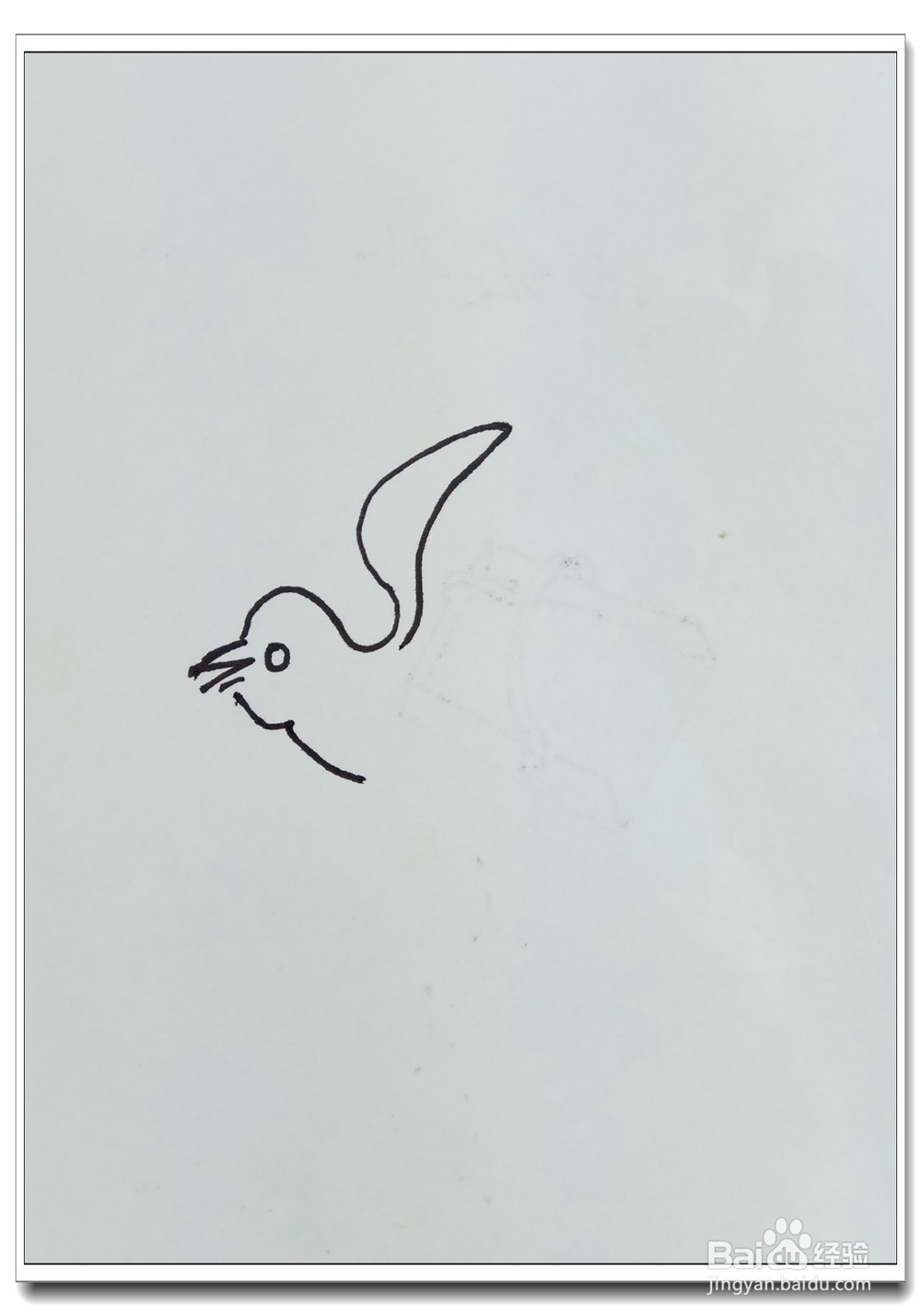 怎样画简笔画小燕子？