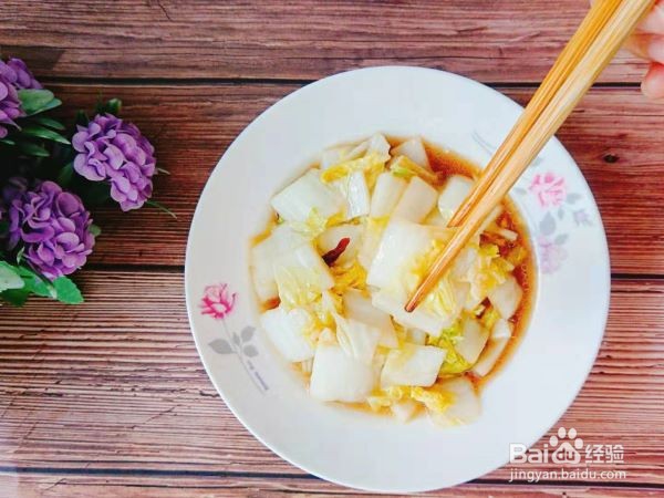 酸辣娃娃菜的做法