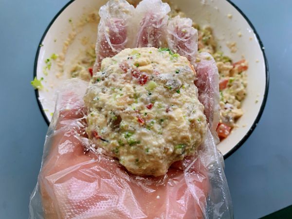 海苔豆腐鲜虾饼