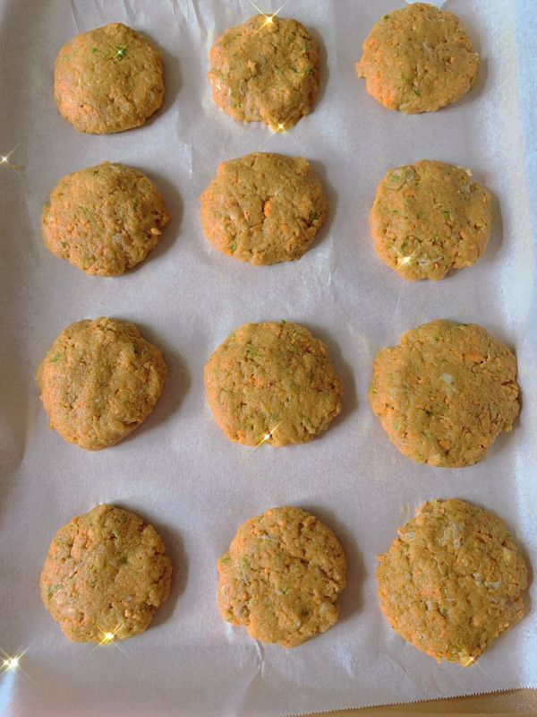 京葱胡萝卜鱼饼