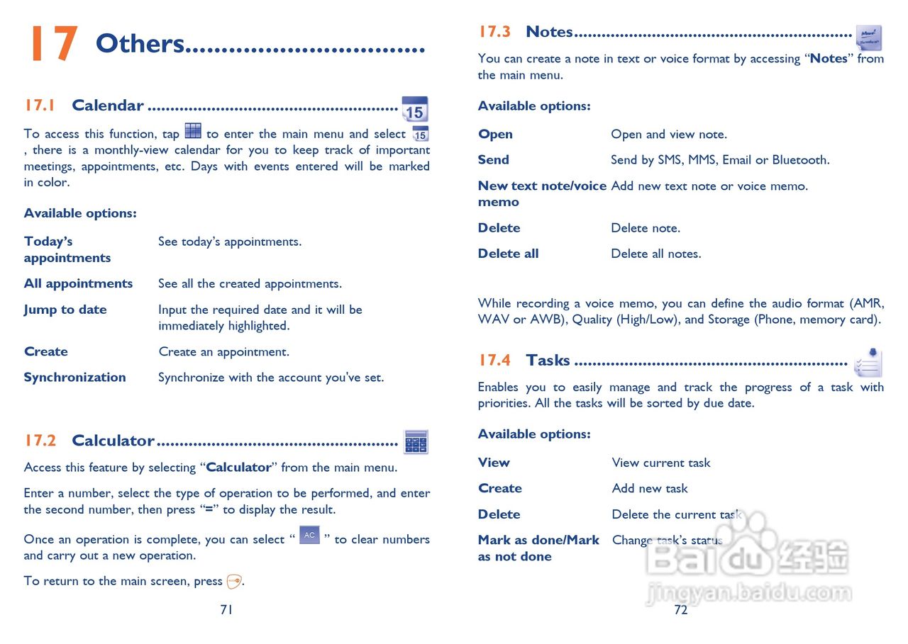 阿尔卡特OT-710手机使用说明书:[4]