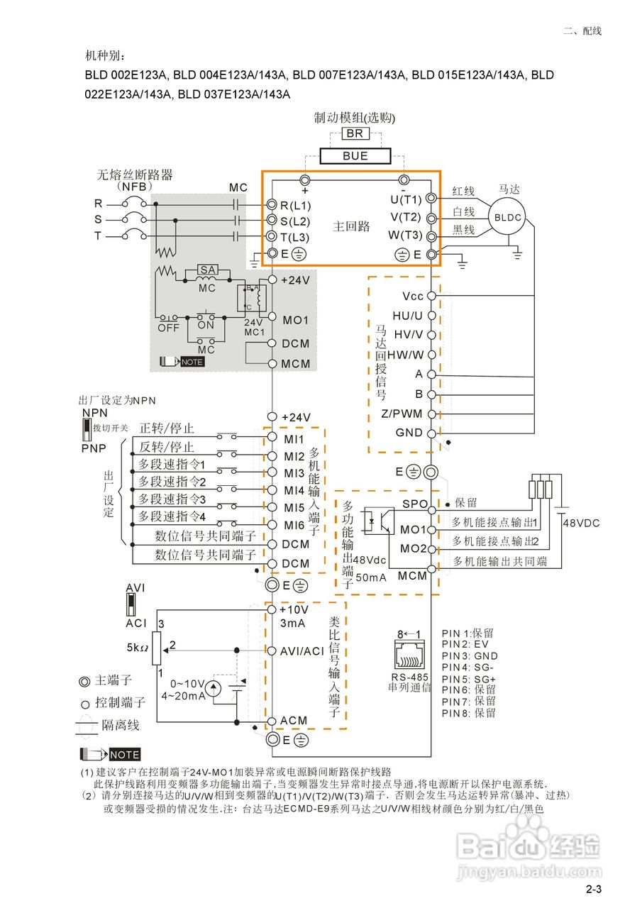台达BLD-E1直流无刷马达驱动器使用手册:[2]