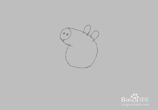 简笔画小猪佩奇是怎么画的