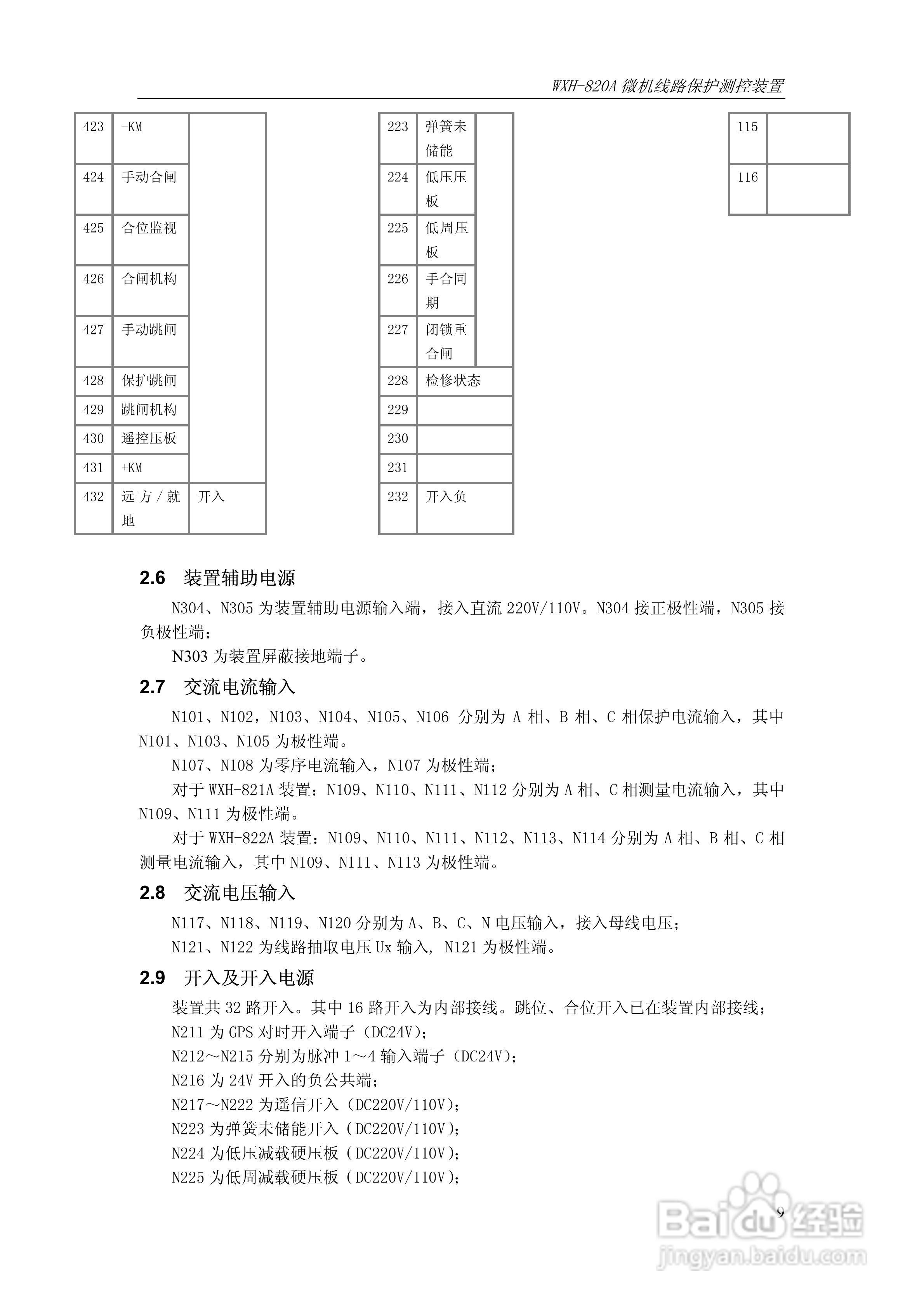 WXH-820A微机线路保护测控装置技术及使用说明书:[2]